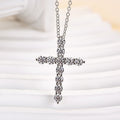 Velirella Brass Fashion Cross pendant Necklace - Velirellajewelry