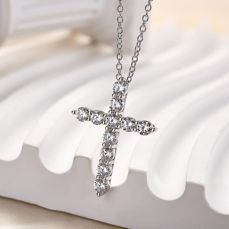 Velirella Brass Fashion Cross pendant Necklace - Velirellajewelry